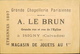 BELLE CHROMO TOUR DORE - Magasin A. LE BRUN à Isigny (Calvados) - Etrennes 1887 - La Laière & Le Pot Au Lait - TBE - Other & Unclassified