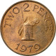 Monnaie, Guernsey, Elizabeth II, 2 Pence, 1979, TTB, Bronze, KM:28 - Jersey