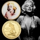 1 Pièce Plaquée OR ( GOLD Plated Coin ) - Marilyn Monroe ( Ref 2 ) - Autres & Non Classés