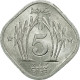 Monnaie, INDIA-REPUBLIC, 5 Paise, 1974, TTB, Aluminium, KM:18.6 - Inde