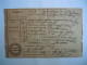 France Nimes 1884 Reçue De Paiement De Contribution Indirect Form. 12,3 X 7,8 Cm - Historische Documenten
