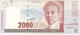 BILLETE DE COSTA RICA DE 2000 COLONES AÑO 2003 EN CALIDAD EBC (XF) (BANKNOTE) DELFIN Y TIBURON MARTILLO - Costa Rica