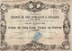 Action Ancienne - Compagnie Des Chemins De Fer D'Orléans à Chalons - Titre De 1870 - VF - Chemin De Fer & Tramway