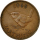 Monnaie, Grande-Bretagne, George VI, Farthing, 1948, TB+, Bronze, KM:843 - B. 1 Farthing