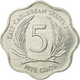 Monnaie, Etats Des Caraibes Orientales, Elizabeth II, 5 Cents, 1989, TTB - East Caribbean States