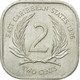 Monnaie, Etats Des Caraibes Orientales, Elizabeth II, 2 Cents, 1986, TTB - East Caribbean States