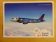 AIRLINE ISSUE / CARTE COMPAGNIE         BRUSSELS AIRLINES   AIRBUS A 320  MAGRITTE - 1946-....: Era Moderna