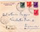 Trieste    Storia Postale  Busta  Con Soprastampa AMG- FTT   Viagg. X Racc.  Trieste 8 - 7 - 1953 - Storia Postale