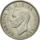 Monnaie, Grande-Bretagne, George VI, Florin, Two Shillings, 1943, TTB, Argent - J. 1 Florin / 2 Schillings