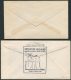 1947 USA 2 X Operation Highjump Antarctic Polar Expedition Covers. USS Mount Olympus + U.S.S. Yancey US Navy Ships - Antarctic Expeditions