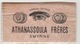 ATHANASSOULA FRERES SMYRNE CIGARETTE PAPER - Autres & Non Classés