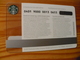 Starbucks Gift Card - Hungary 0401 - Gift Cards