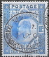 Grande Bretagne Great Britain 1902 KING EDWARD VII 10 S Ultramarine / Bleu Wmk. Anchor / Ancre Used Oblitére - Used Stamps