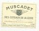 étiquette De Vin , Pays De Loire,1989, Muscadet Des COTEAUX DE LA LOIRE Sur Lie, Guindon , St Géréon Par Ancenis ,44 - Other & Unclassified