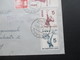 Japan 1958 Luftpost Beleg Sportmarken Badminton Und Gewichtheben. Par Avion Stempel - Covers & Documents