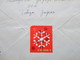 Japan 1958 Luftpost Beleg Sportmarken Badminton Und Gewichtheben. Par Avion Stempel - Storia Postale