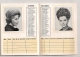 1964 AGENDA COIFFURE  ROGER LAUGERO  PARIS / MODE UNE PHOTO DE COIFFURE POUR CHAQUE MOIS   B391 - Petit Format : 1961-70