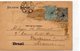 BRÉSIL (17) : Entier Postal 50 Reis ( Sépia ) 1905 - Prephilately