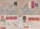 Delcampe - PRLOT 1/ 58 Lettres Recommandées -10% Diverses Localités - 1946 -10%