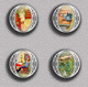 Carl Larsson Painting Fan ART BADGE BUTTON PIN SET 1 (1inch/25mm Diameter) 35 DIFF - Autres & Non Classés