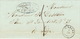 LAC Du 05/031844 Avec T18 De SAINT-LEGER Vers LIEGE H. DESSAIN Imprimeur - Cachet De BRAY MONNEAU Libraire à ST-LEGER - 1830-1849 (Belgique Indépendante)