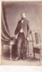 ANTIQUE CDV PHOTO - STANDING MAN. GLASGOW  STUDIO - Old (before 1900)