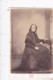 ANTIQUE CDV PHOTO - SEATED OLDER  LADY. NEWTON STEWART STUDIO - Old (before 1900)