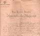 2991     SLOVENIJA   CELJE   K.U.K  ARMEE-OBER -COMMANDO  WIEN 1866  Apostolische Majestät - Documents