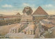 Egypt Postcard Sent To Denmark 5-8-1960 Good Franked Nice Cancels (the Great Sphinx Of Giza) (one Weak Corner) - Sphinx