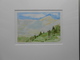 Aquarell CH "Blick Ins Tal" GR - 400 € - (R) - Aquarel