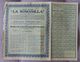 BELGICA ACCION COMPAÑIA MINAS PLOMO LA ROMANILLA CIUDAD REAL 1903 MINNING - Mineral