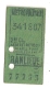 ANCIEN TICKET DE METRO PARIS BANLIEUE B407 - Europe