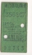 ANCIEN TICKET DE METRO PARIS BANLIEUE B407 - Europe