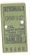 ANCIEN TICKET DE METRO PARIS BANLIEUE B408 - Europe