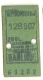 ANCIEN TICKET DE METRO PARIS BANLIEUE B408 - Europe