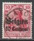 Belgium, (Under German Occupation) 1914. Scott #N3 (U) Germania - OC1/25 Gouvernement Général