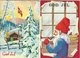 Norway - Christmas.   2 Cards Sent To Denmark.  B-3238 - Norwegen