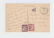 Sur Carte Postale Ile De Bréhat Deux Timbres Taxe. CAD Hexagonal 1932 Samoreau. Cachet T Dans Triangle. (778) - 1960-.... Lettres & Documents