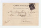 Sur Carte Postale De Constantinople Type Sage 10 C. Noir Et Lilas. CAD Constantinople Turquie 1901. (783) - Lettres & Documents