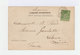 Sur Carte Postale De Constantinople Type Sage 5 C. Vert Jaune. CAD Constantinople Turquie 1901. (785) - Lettres & Documents