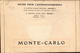 Monaco, Monte-Carlo, Carte Lettre Avec Livret Illustré, Le Port Et Le Casino      (bon Etat) - Monte-Carlo