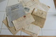 Lot Vieux Papiers Divers Bulletin Chemin De Fer 1882.....publicitaires Factures ... - Autres & Non Classés