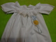 Robe De Bapteme + Hochet De Bebe Pour Poupee Poupon - Baptême