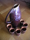 Clay Pitcher With 6 Shots - Sonstige & Ohne Zuordnung