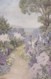 AQ89 Artist Signed Beatrice Patson? - Garden Path With Flowers - Flowers