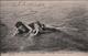 Cpa HYERES 83 - 1914 - La Plage - Deux Jolies Baigneuses - N° 107 ELD - Hyeres