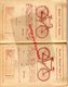 Delcampe - 42- ST SAINT ETIENNE-RENNES-PARIS- RARE CATALOGUE MANUFACTURE CYCLE BALLIS- BICYCLETTE-TANDEM-FUSIL LEPAGE-HAMMERLESS - Verkehr & Transport