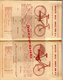 Delcampe - 42- ST SAINT ETIENNE-RENNES-PARIS- RARE CATALOGUE MANUFACTURE CYCLE BALLIS- BICYCLETTE-TANDEM-FUSIL LEPAGE-HAMMERLESS - Transportmiddelen