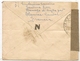 FRANCE - 1941 DOUBLE CENSORED COVER From CANTAL To LA CORUÑA - FRANCE CENSOR And VIGO Censor Red Mark - Also N (at Back) - WW II