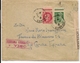 FRANCE - 1941 DOUBLE CENSORED COVER From CANTAL To LA CORUÑA - Yvert ·#  414B - 373 Vf MARGINAL STAMPS - WW II